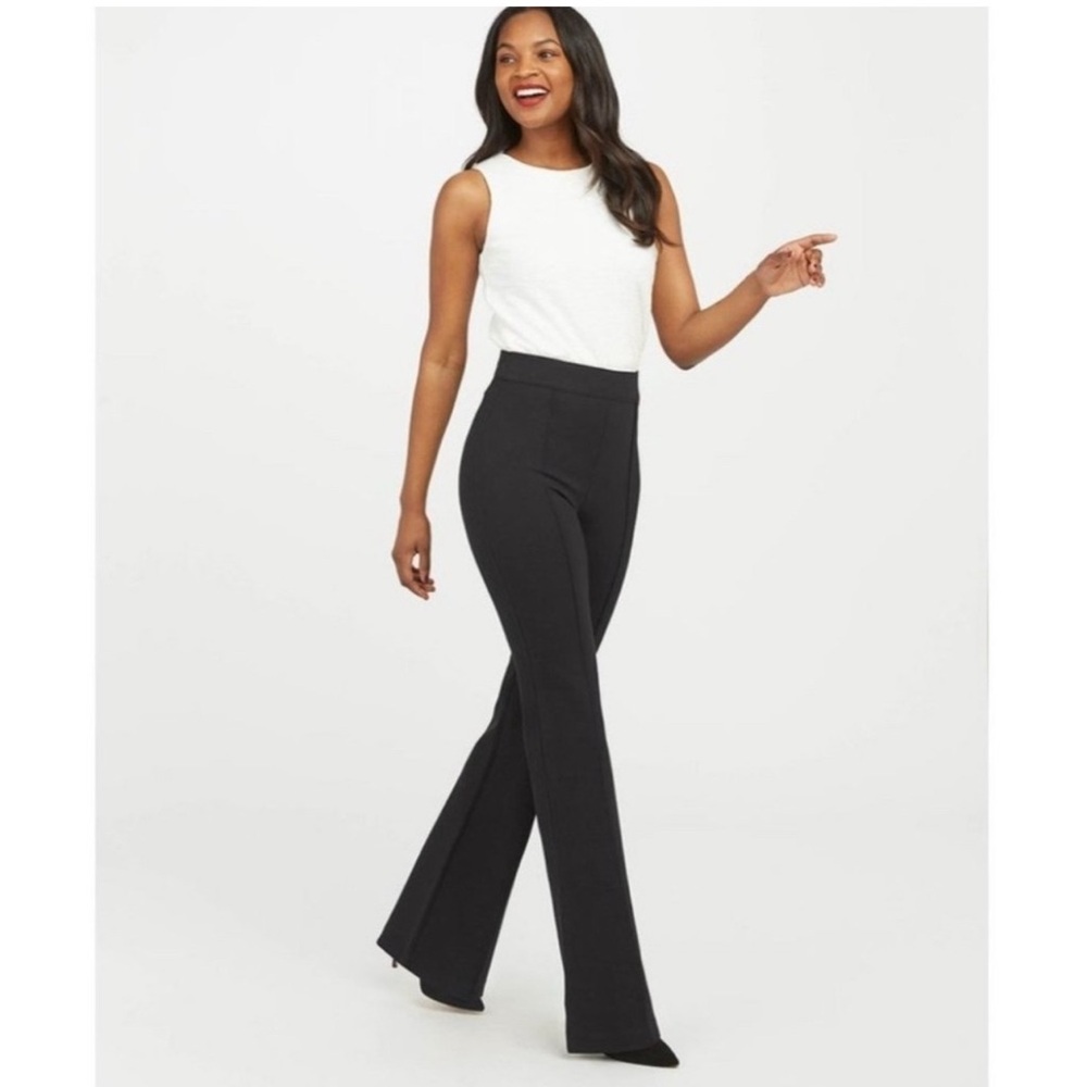 SPANX The Perfect Pant High Rise Flare Black Size Medium NWT